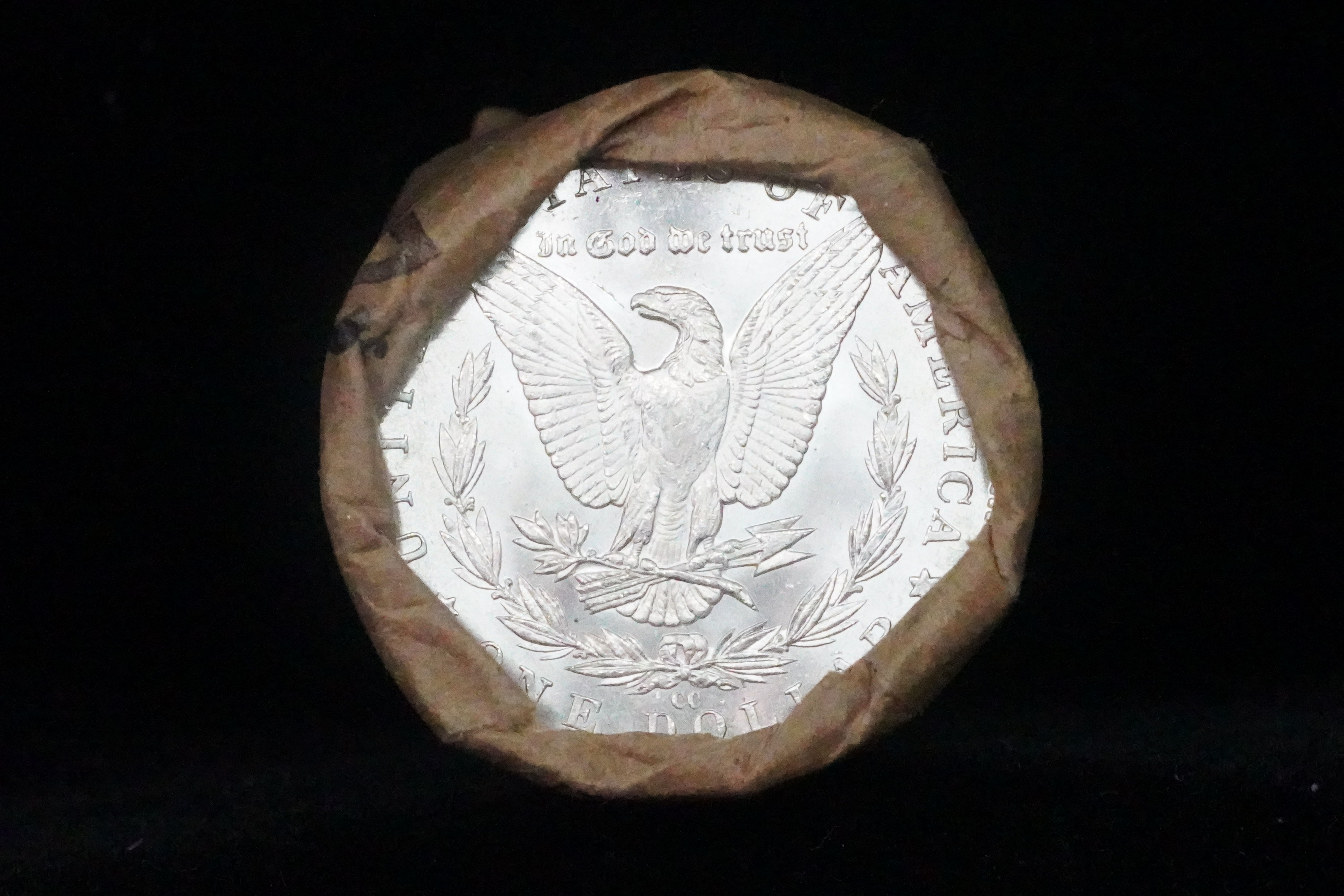 Carson City Morgan Silver Dollar - CC Mint Mark visible on reverse